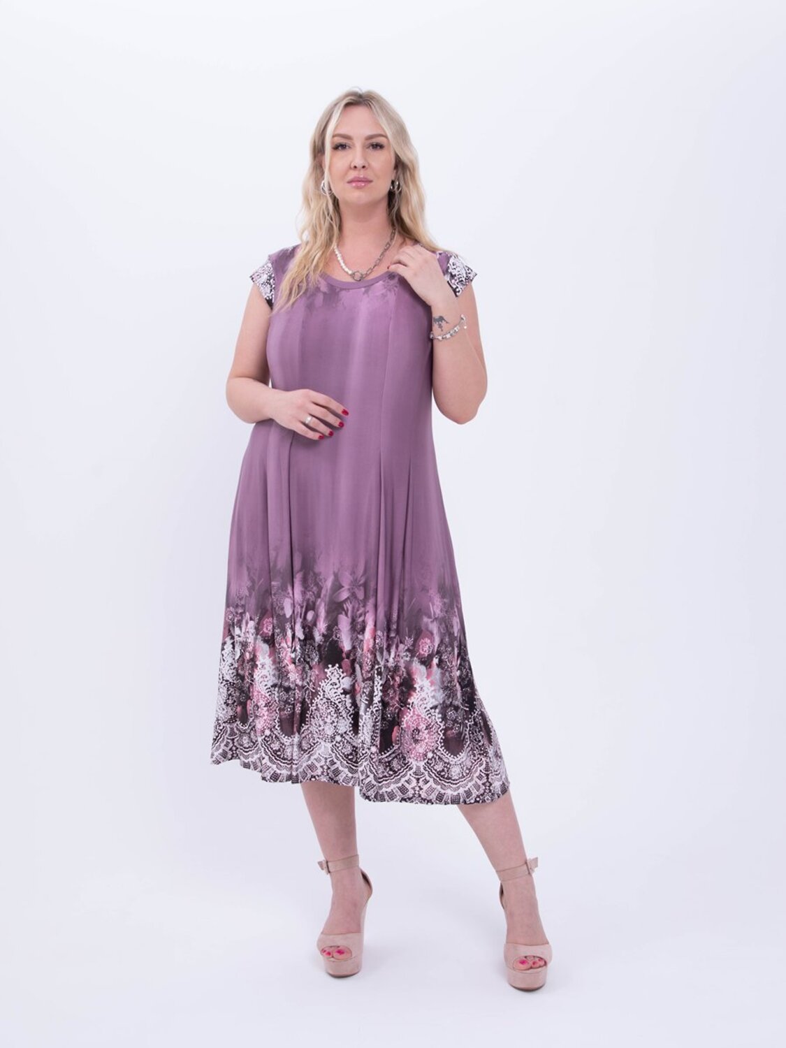 AandOstudio Сарафан 566181 С90007Б сиреневый