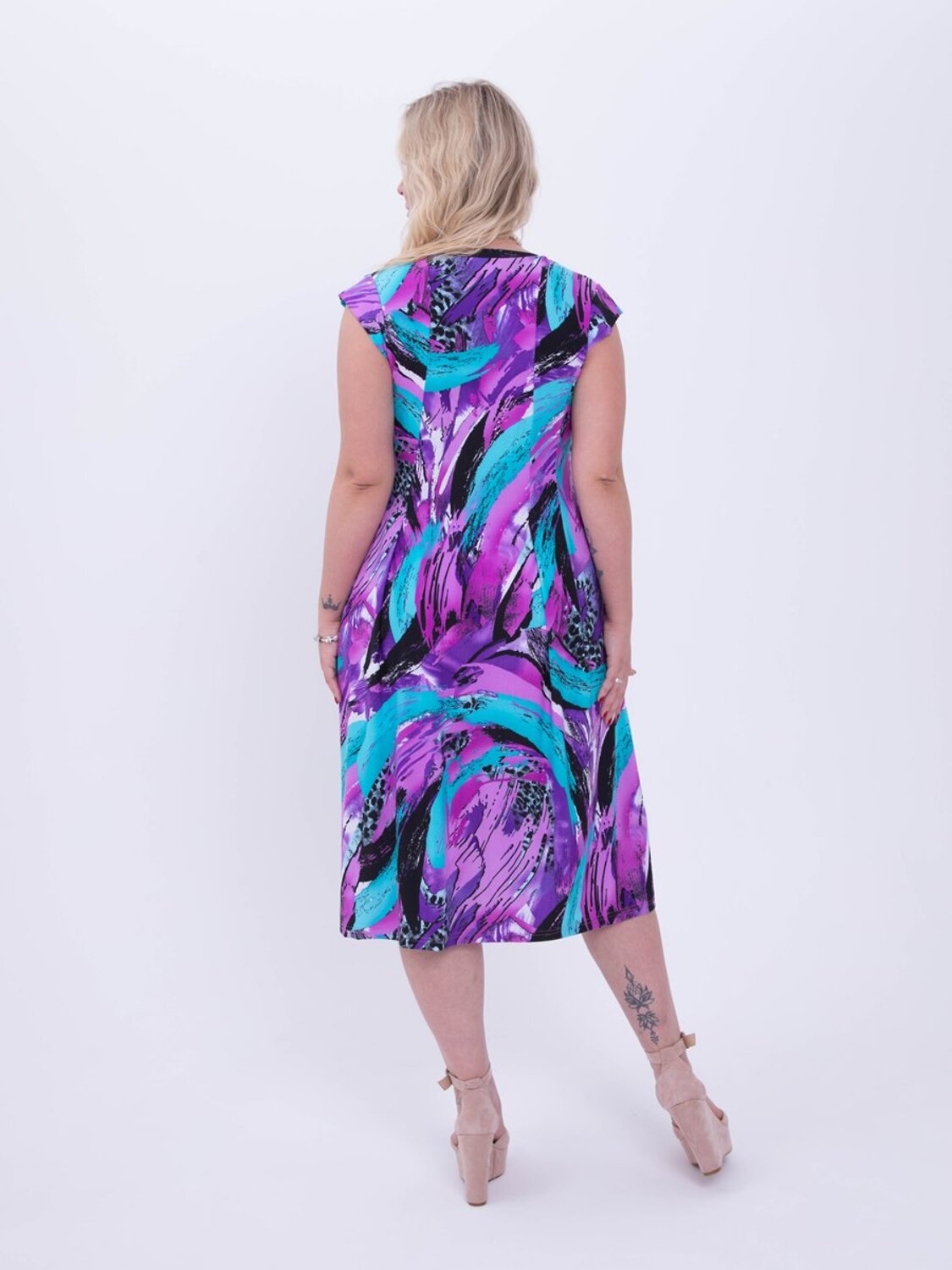 AandOstudio Сарафан 566182 С90007В фиолетово-зеленый