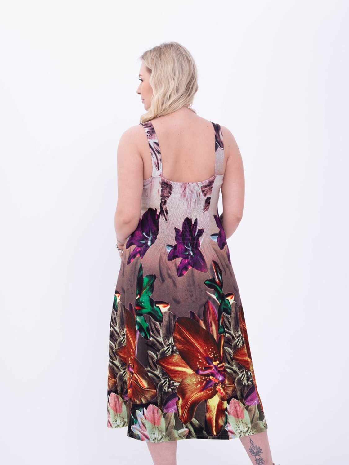 AandOstudio Сарафан 566183 С90008 бежево-коричневый