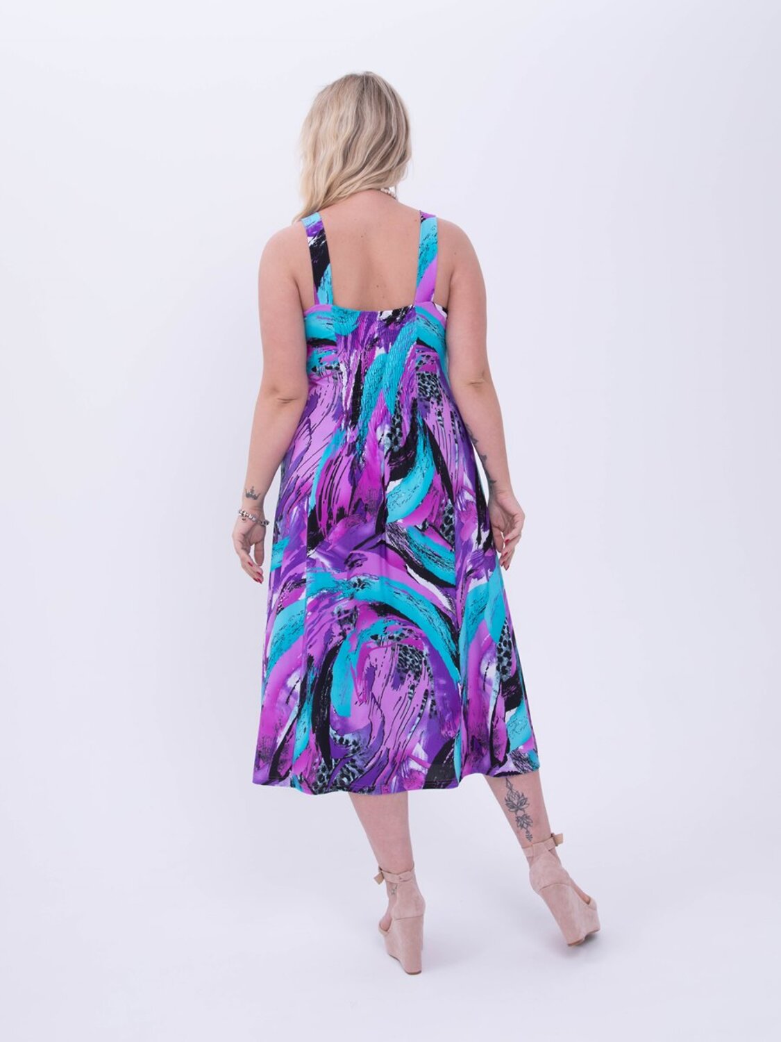 AandOstudio Сарафан 566185 С90008Б фиолетово-зеленый