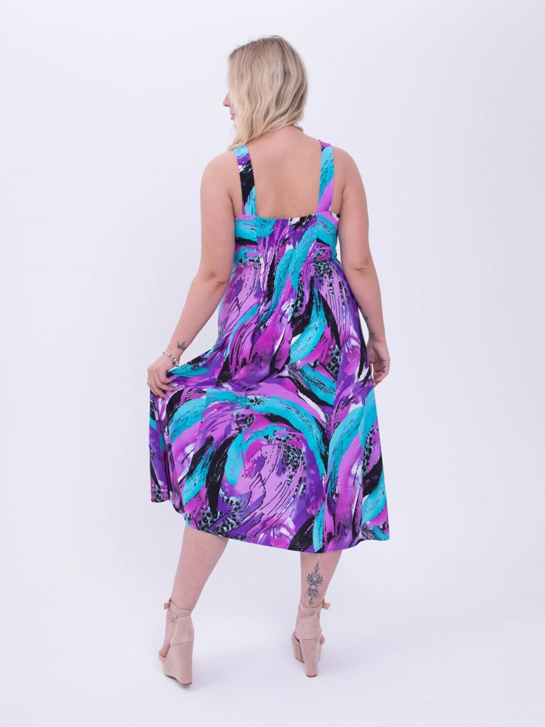 AandOstudio Сарафан 566185 С90008Б фиолетово-зеленый