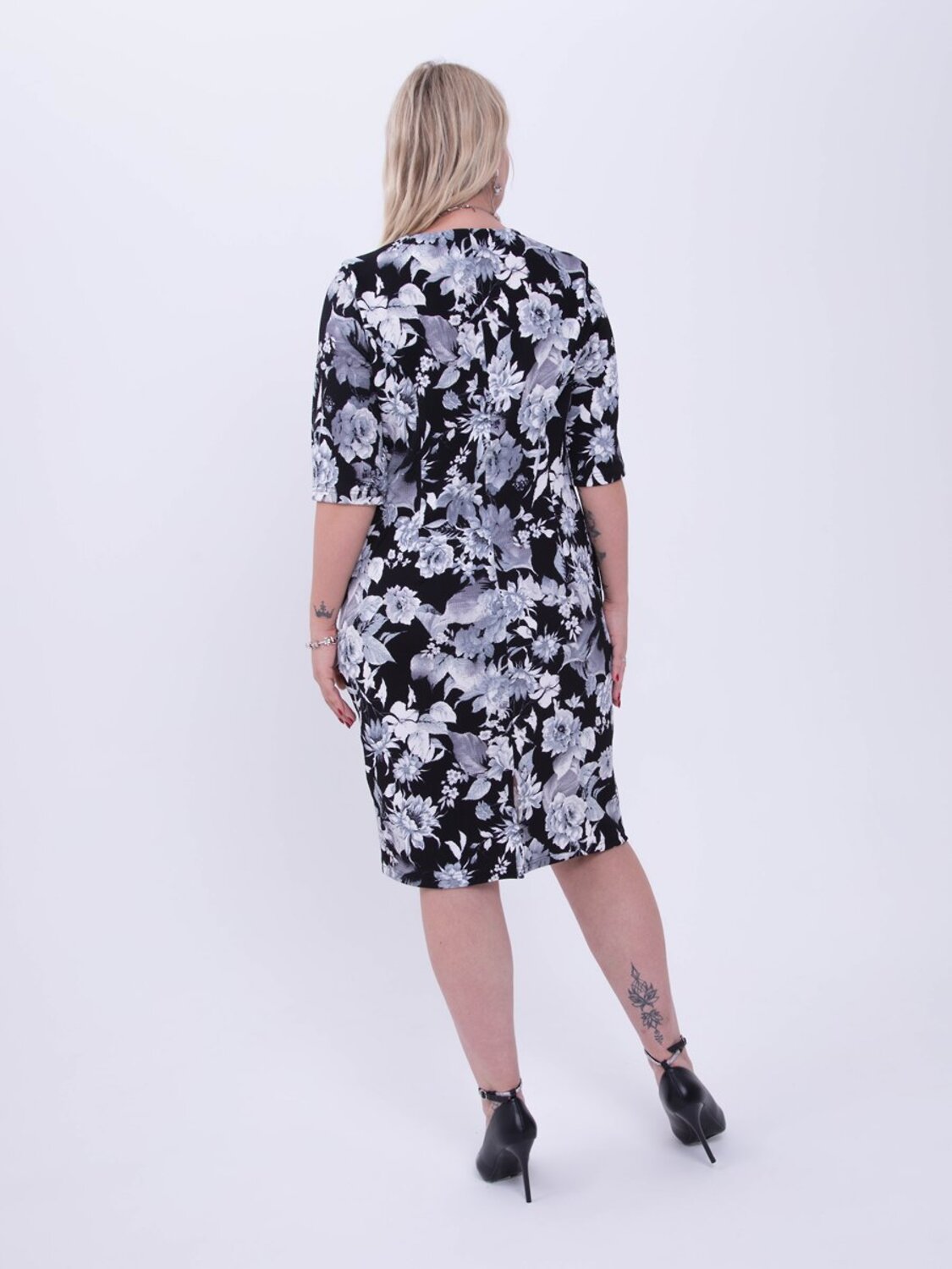 AandOstudio Платье 566186 П60022 черно-белый