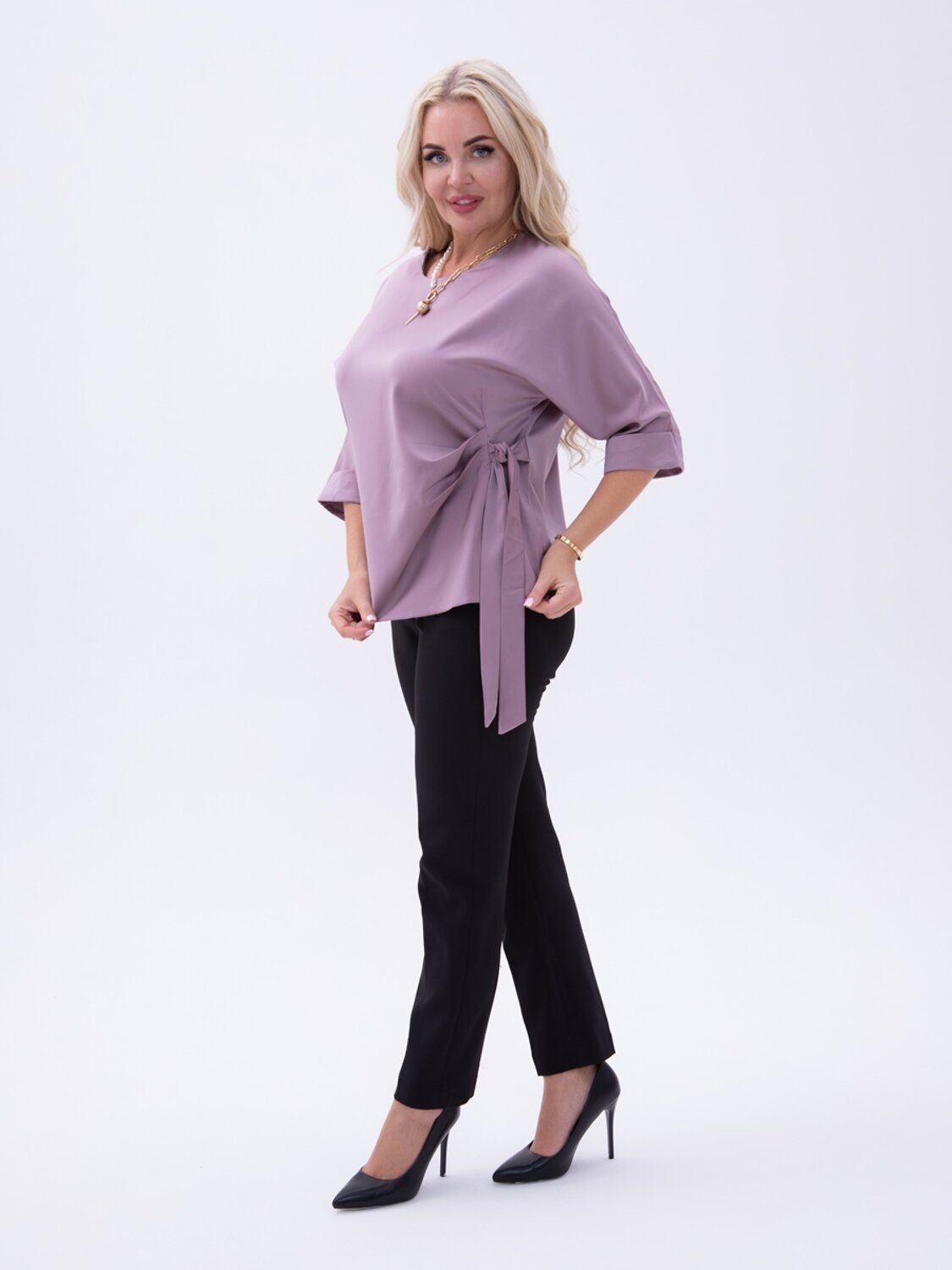 AandOstudio Блузка 566193 Б10030А сиреневый