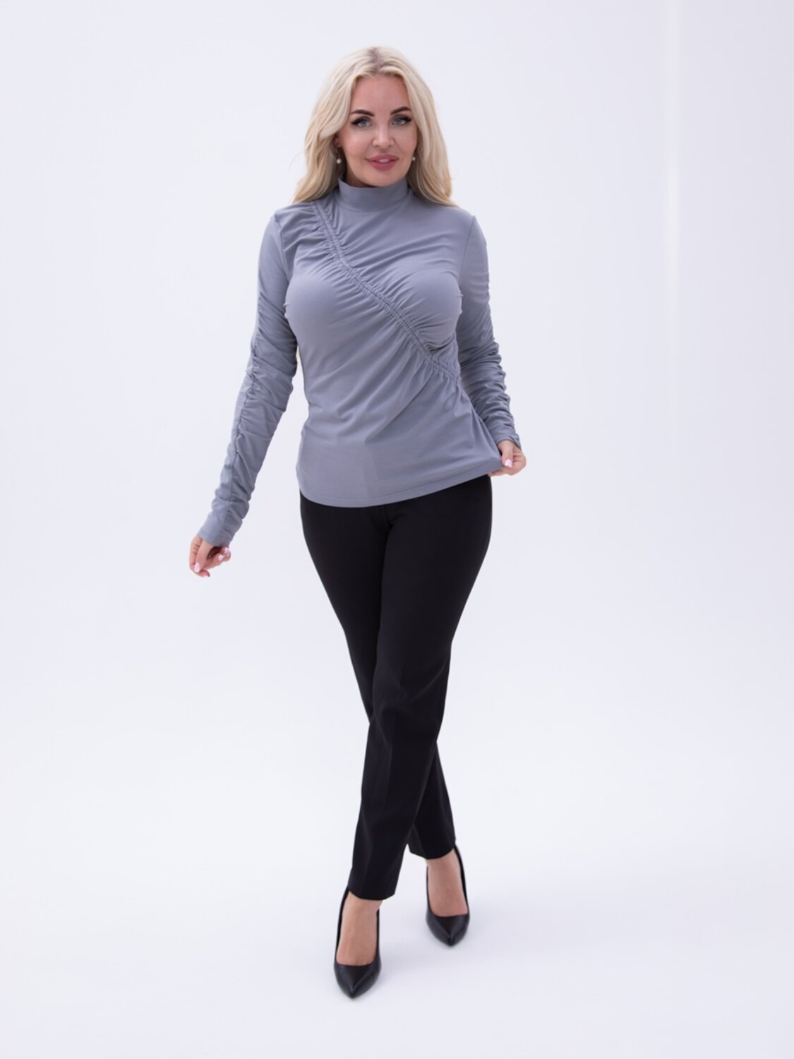 AandOstudio Водолазка 566205 В20011В серый