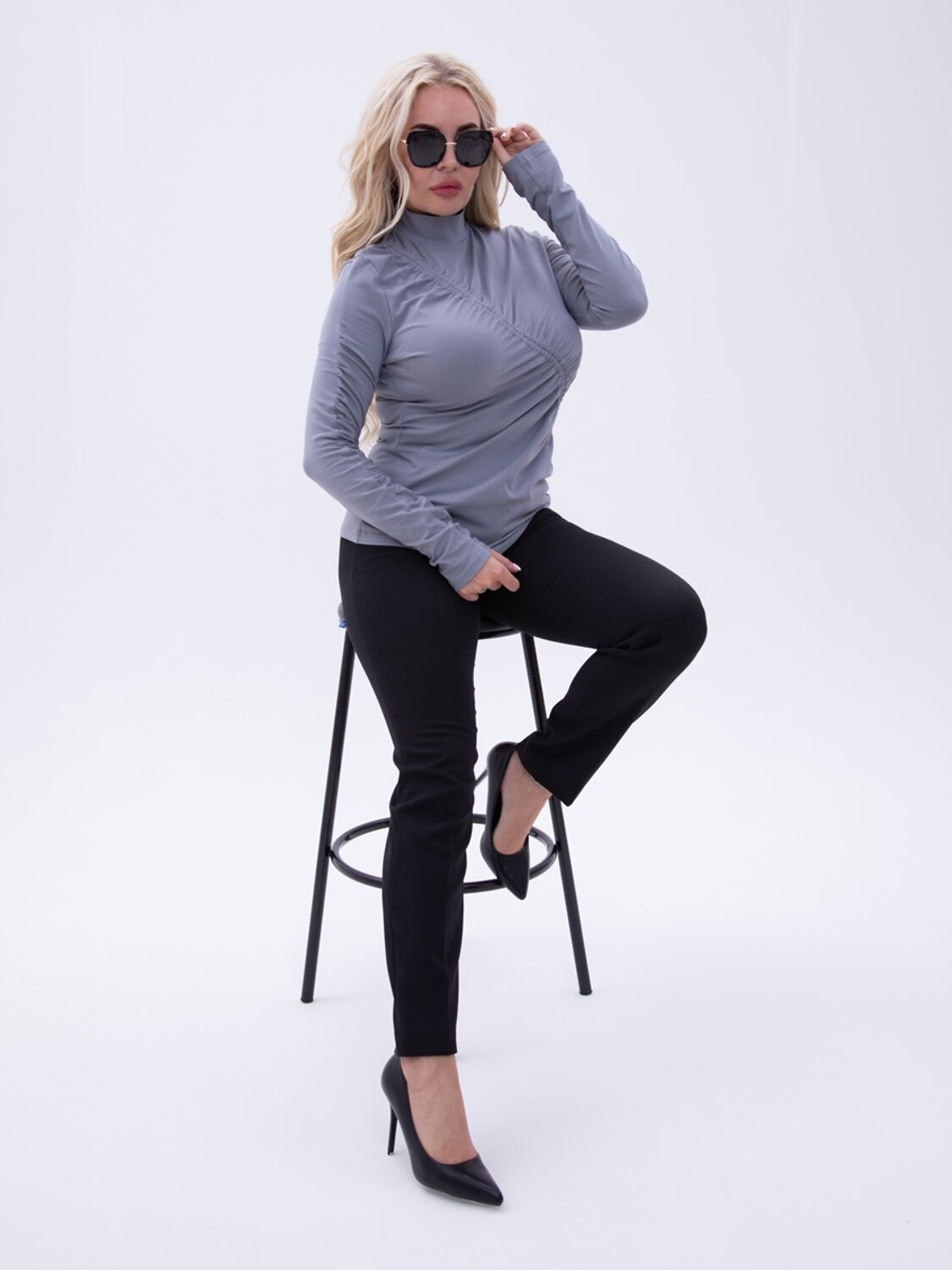 AandOstudio Водолазка 566205 В20011В серый