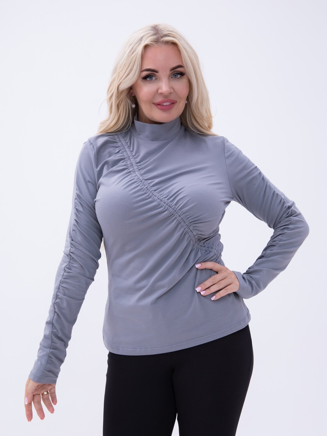 AandOstudio Водолазка 566205 В20011В серый