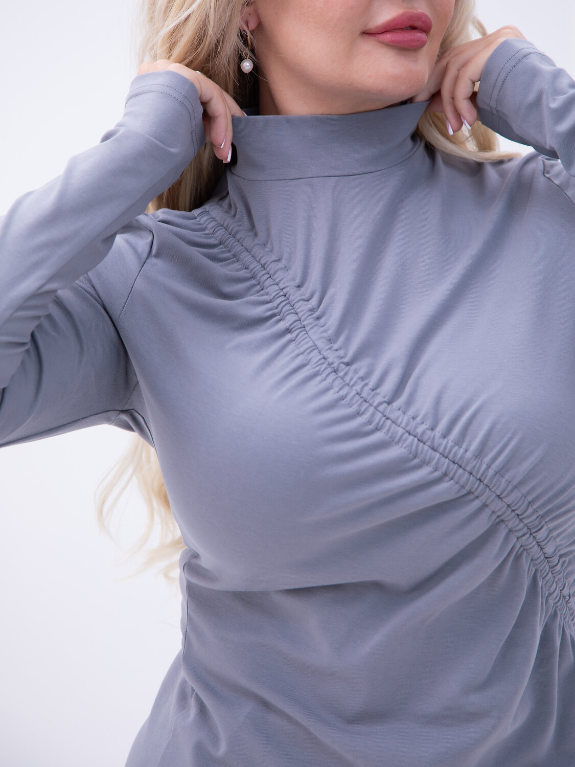 AandOstudio Водолазка 566205 В20011В серый