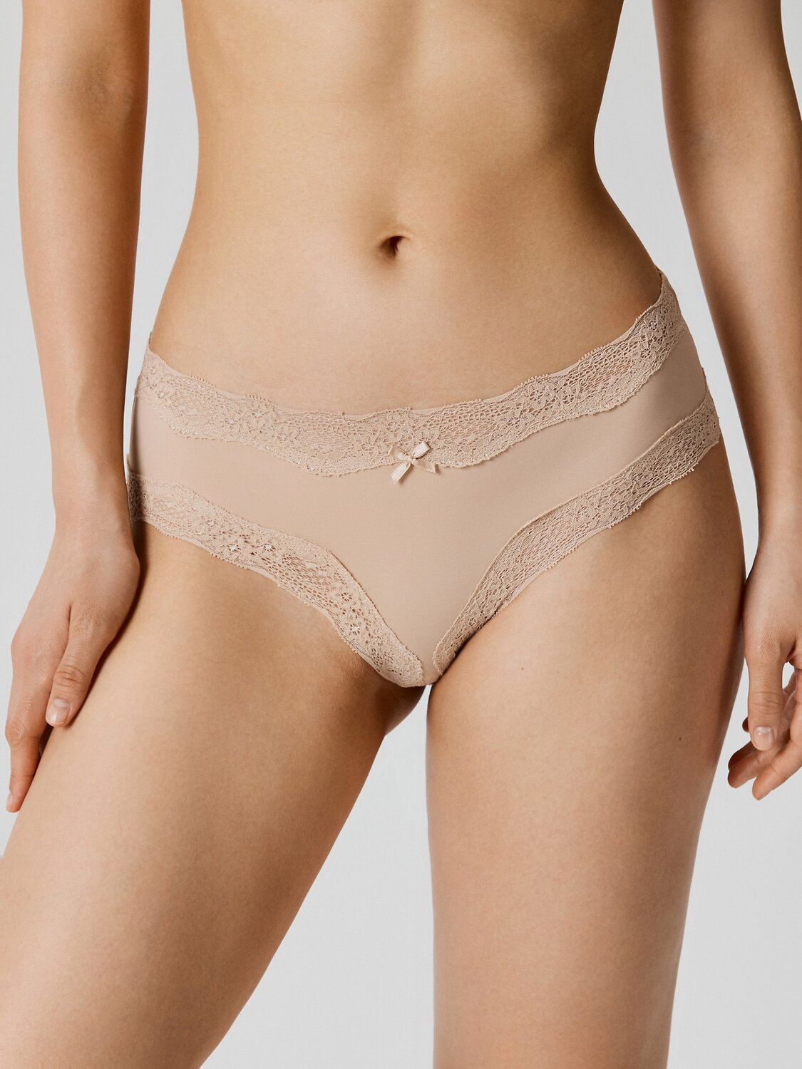 Infinity Lingerie Трусы 566464 31204122446 черный с бежевым