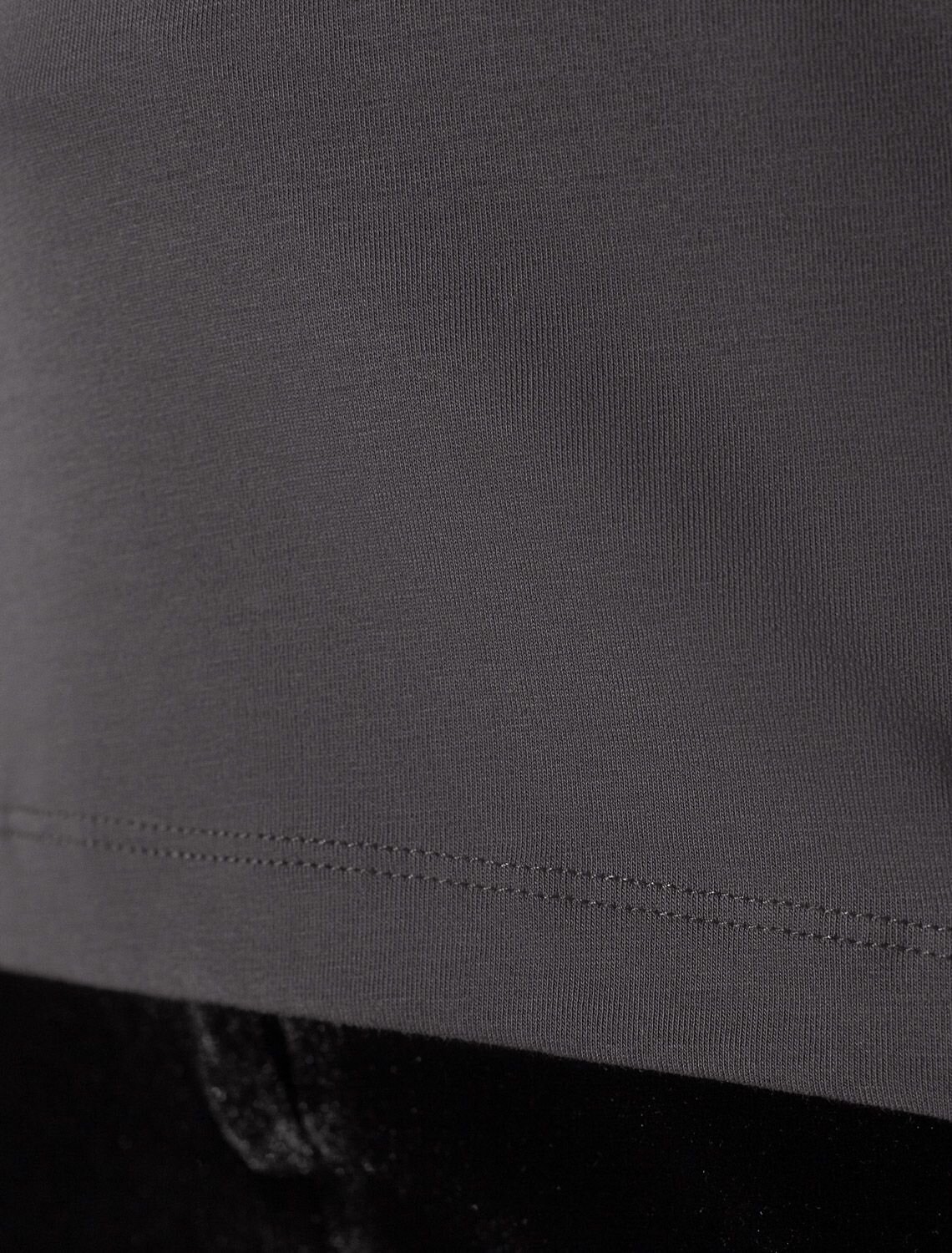 VILATTE Футболка 567419 D49.123 т.серый_дождь