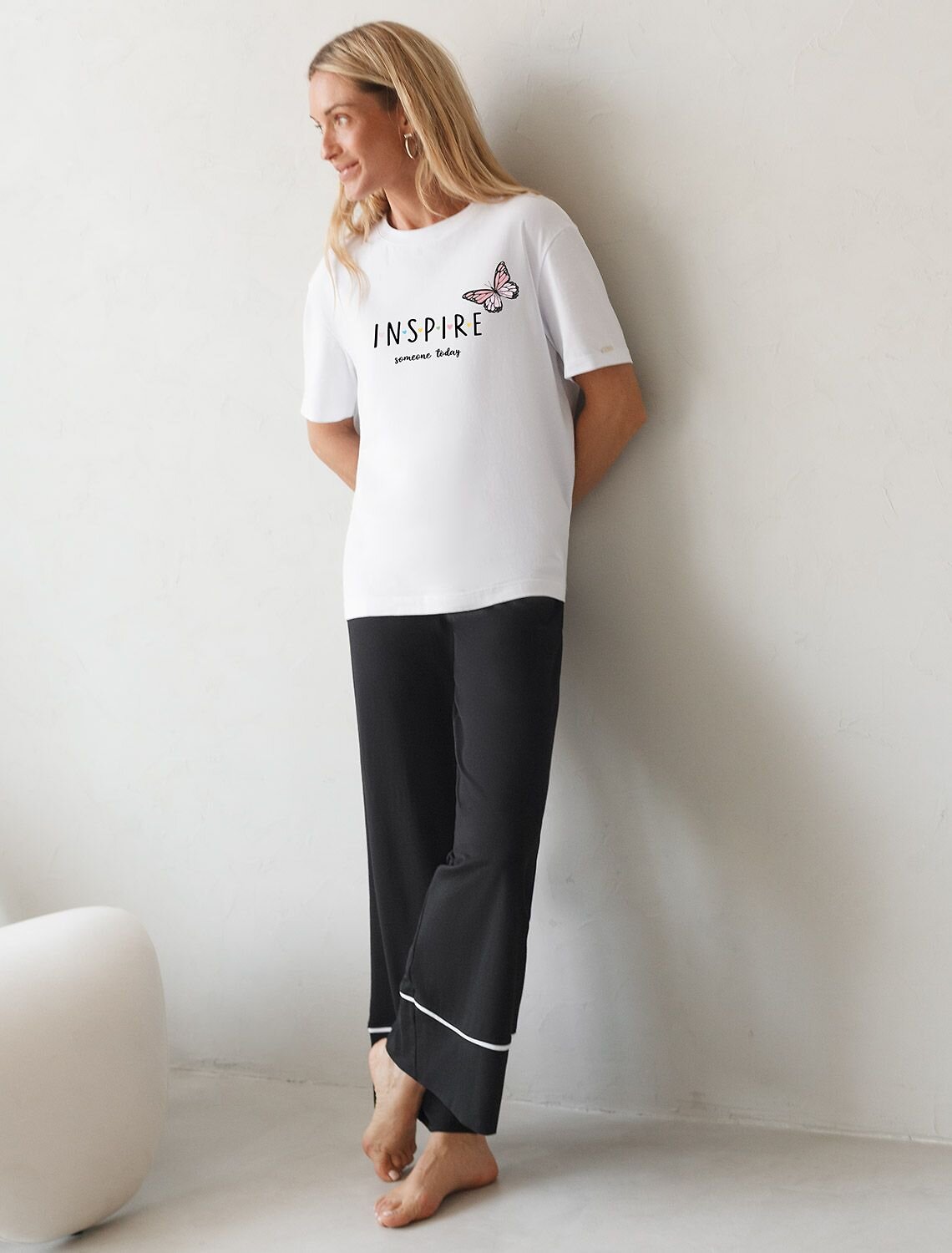 VILATTE Футболка 567423 D49.136 белый_inspire