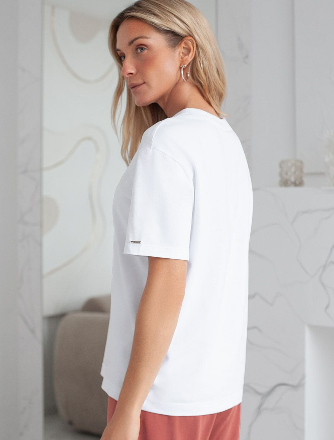 VILATTE Футболка 567425 D49.136 белый_wings