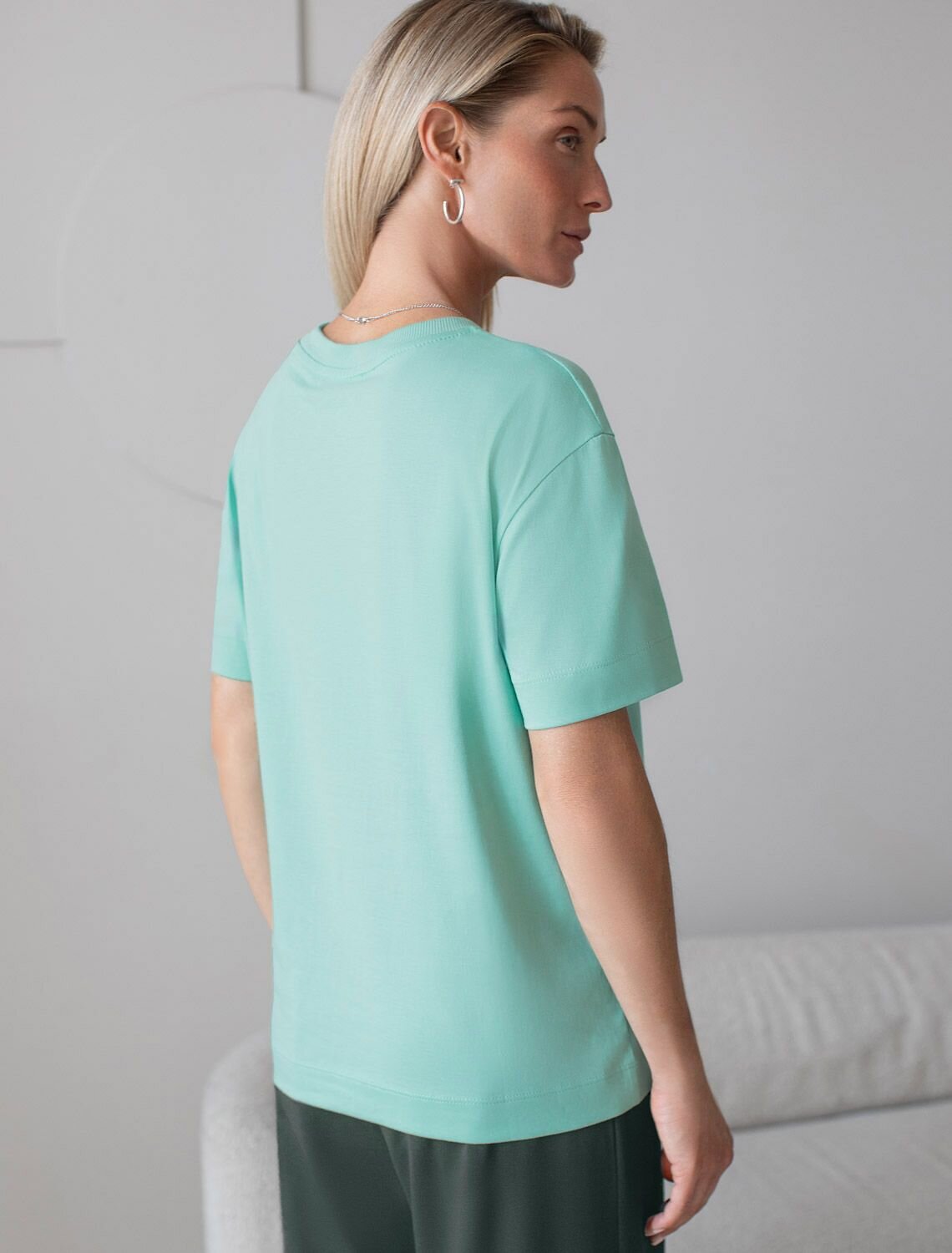 VILATTE Футболка 567426 D49.136 мятный_inspire