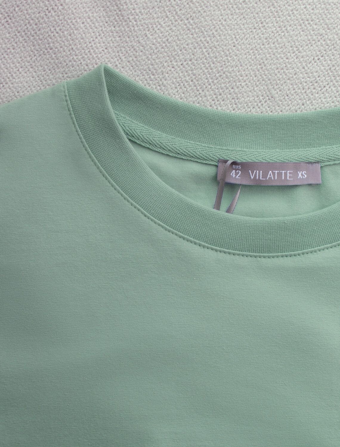 VILATTE Футболка 567427 D49.136 св.оливковый_wings