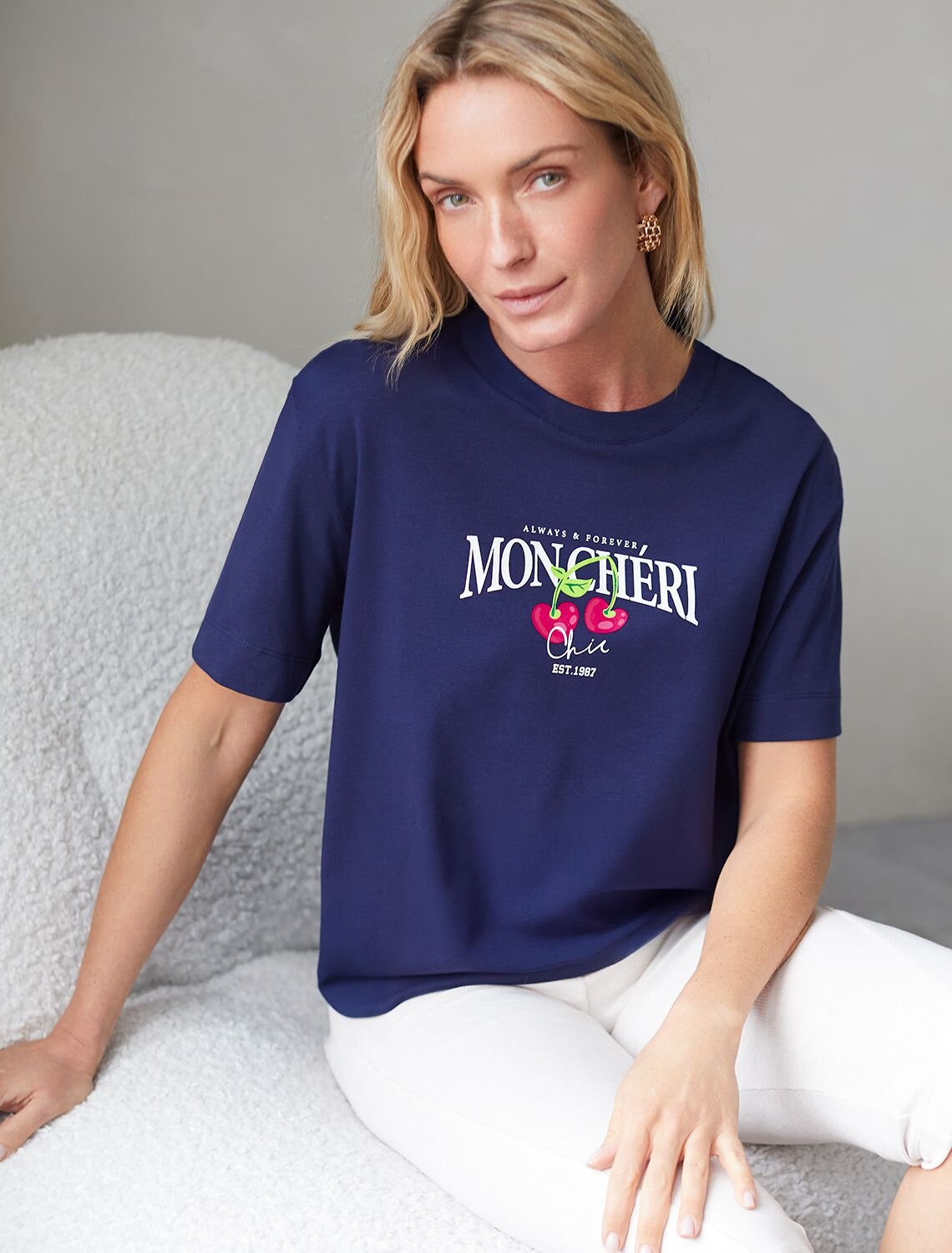 VILATTE Футболка 567428 D49.136 т.синий_moncheri