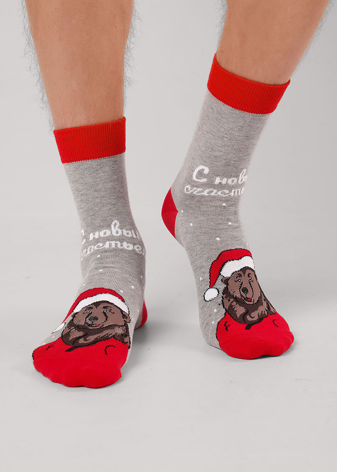 CLEVER Носки 567571 К6560Л меланж серый