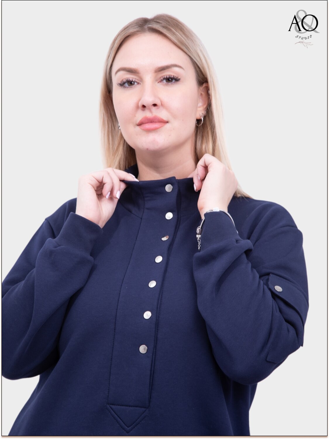 AandOstudio Платье 567884 ПС60006А синий