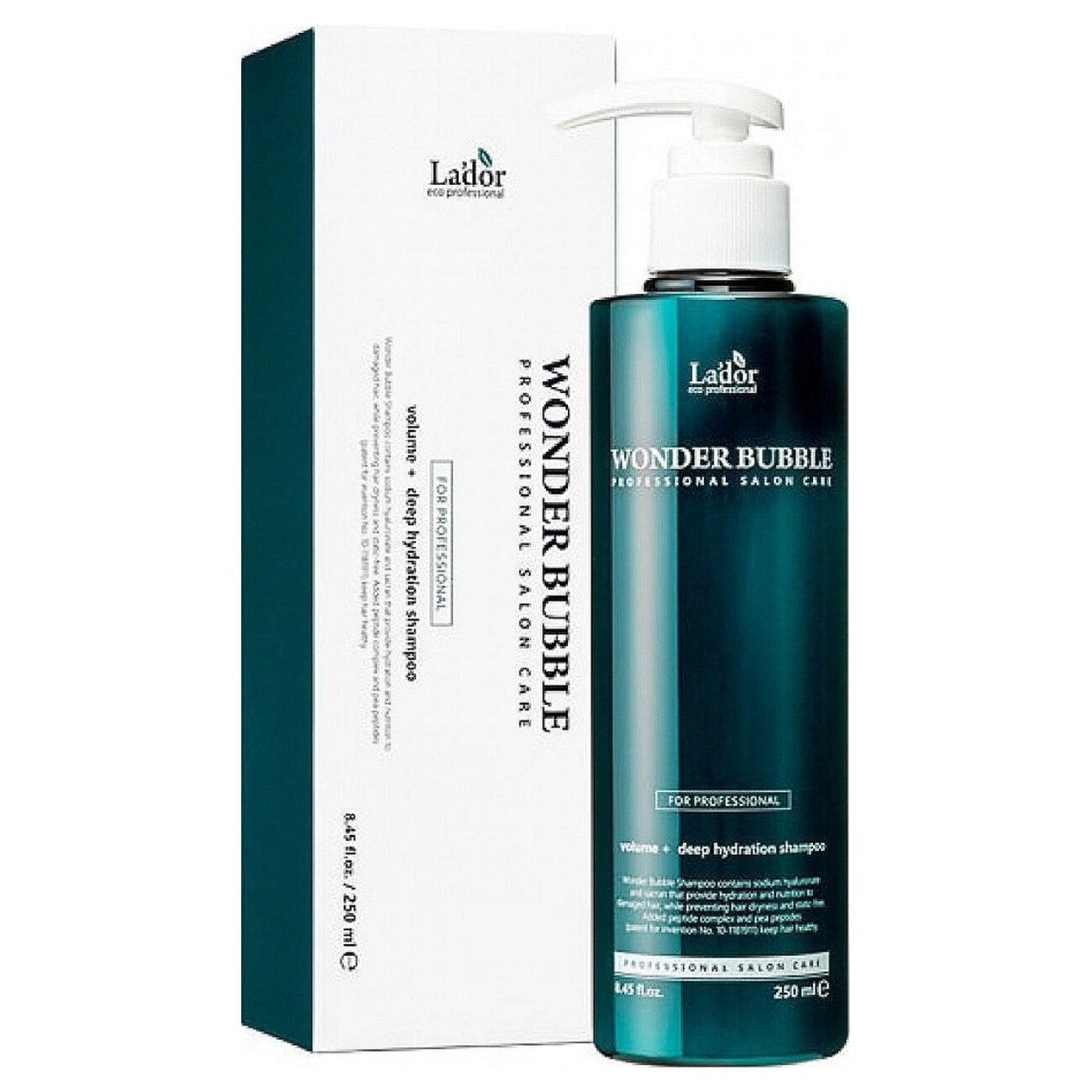 Lador Шампунь для глубокого увлажнения и придания объёма волосам / Wonder Bubble Shampoo, 250 мл 567928 16727 