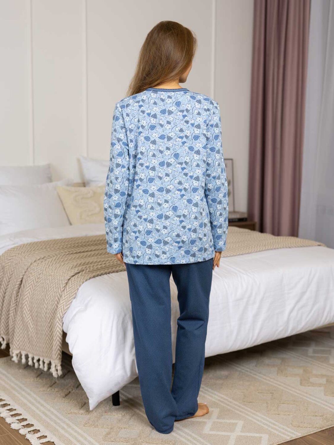 Текс-плюс Пижама 567957 НФ-00245641 Голубой, синий