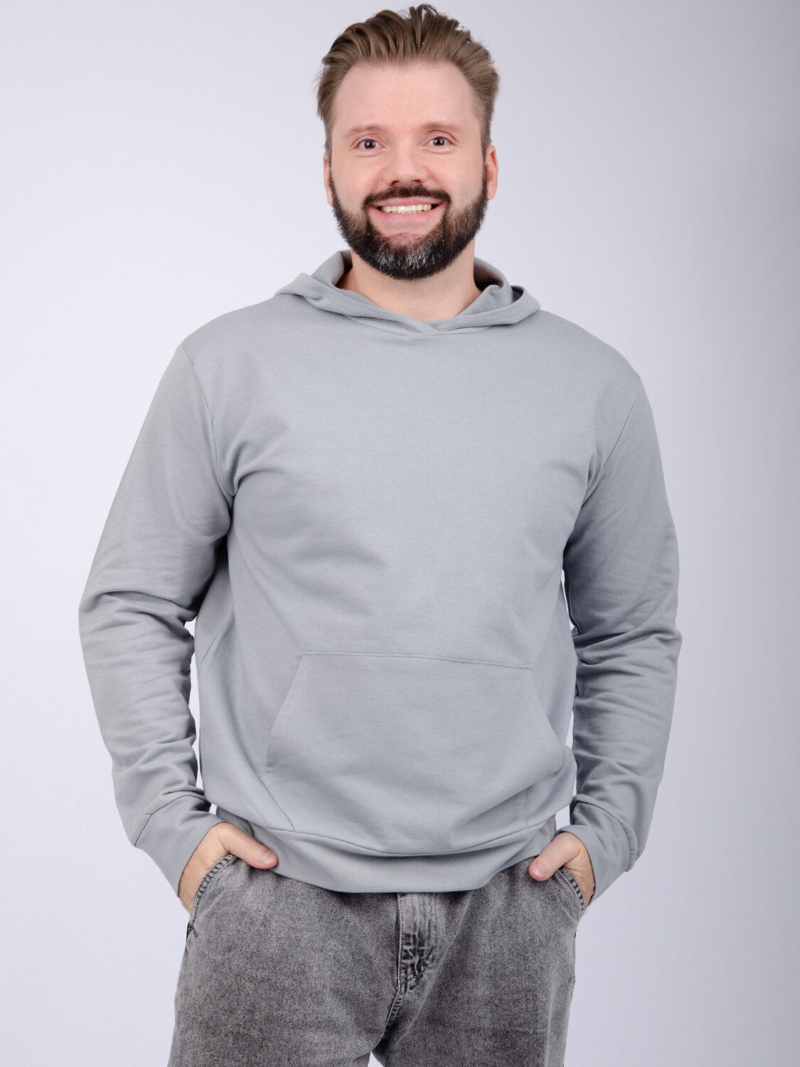 Malina Худи 568043 СМ-10 светло-серый