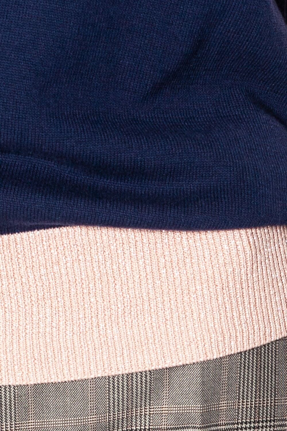 VILATTE Джемпер 568132 D39.456 синий-розовый