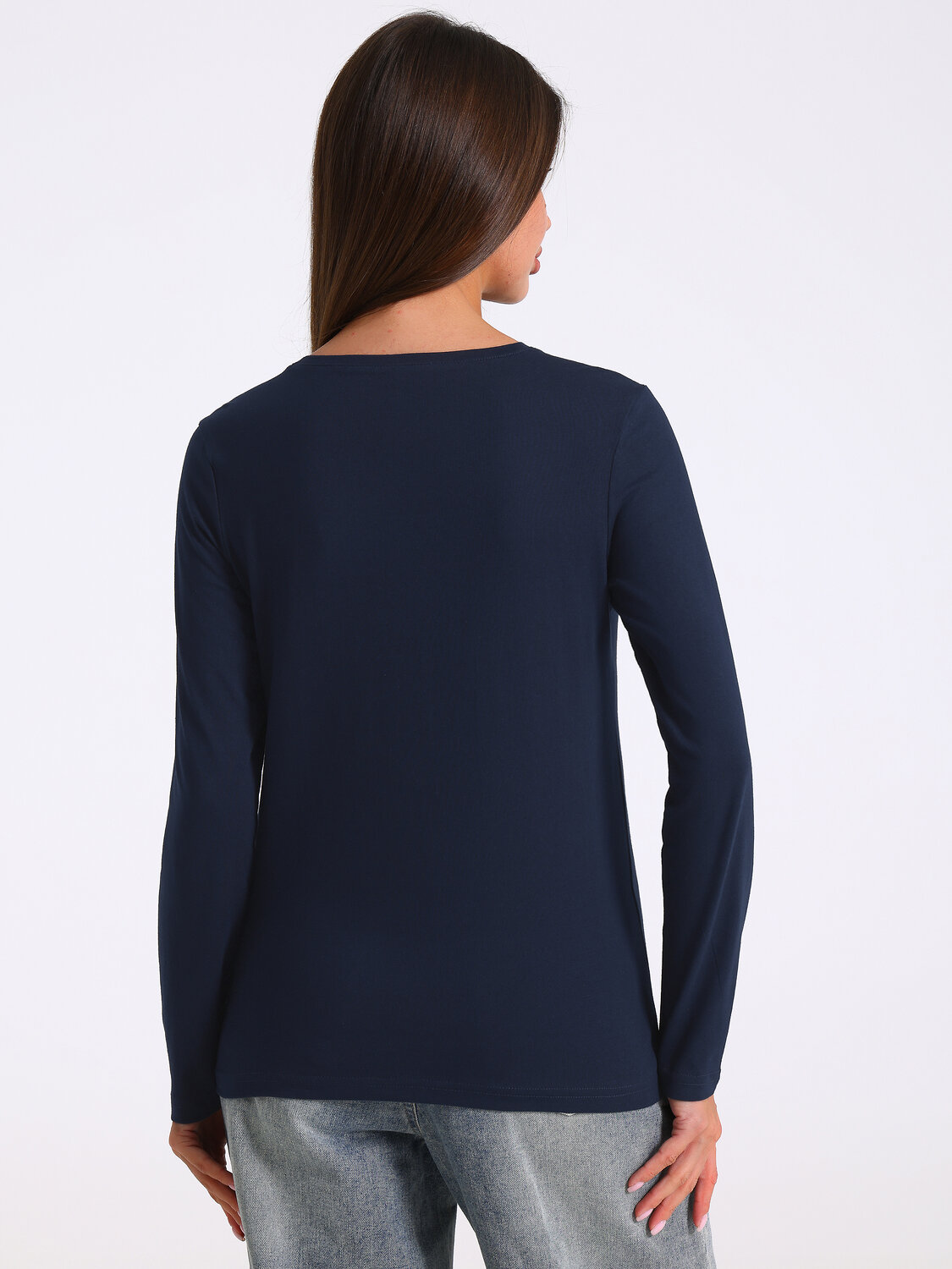 Апрель Лонгслив 568182 1ЖДЛД3870001 темно-синий