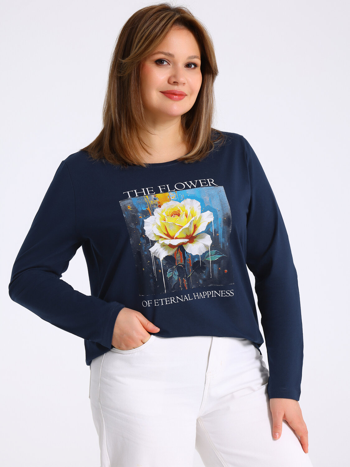 Апрель Лонгслив 1ЖДЛД4037001