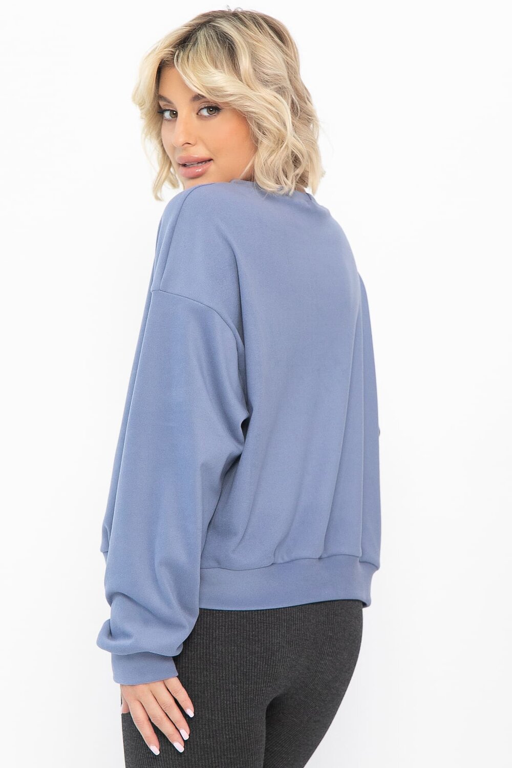 LT Collection Свитшот 568297 Б14780-25М сине-голубой