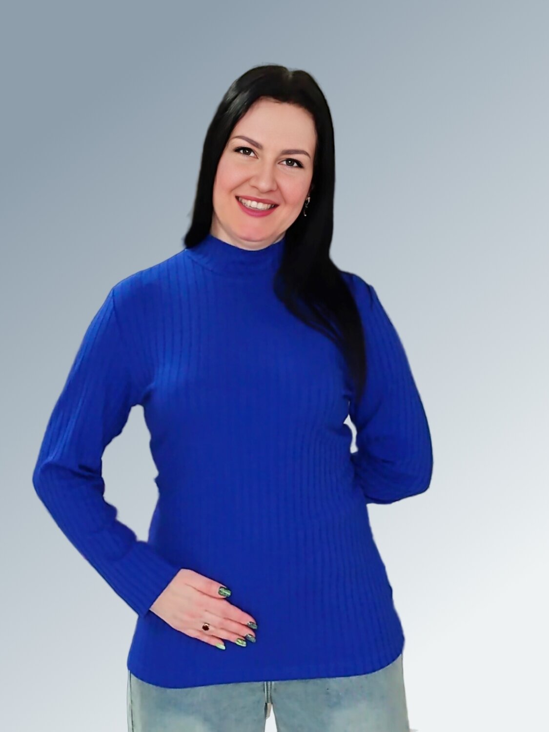 AandOstudio Водолазка 568397 В20013 василек