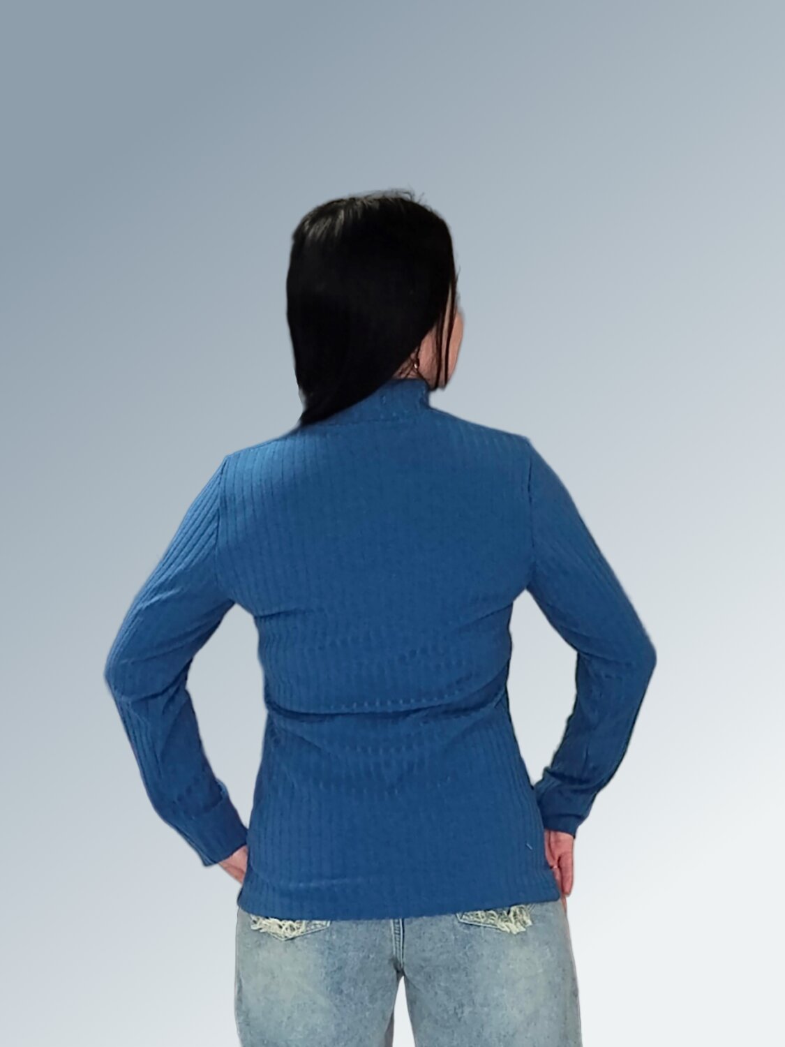 AandOstudio Водолазка 568398 В20013А джинсовый