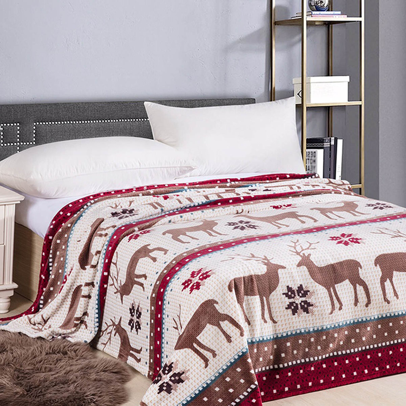 Текс-плюс Плед 568403 00000010341 Северный олень