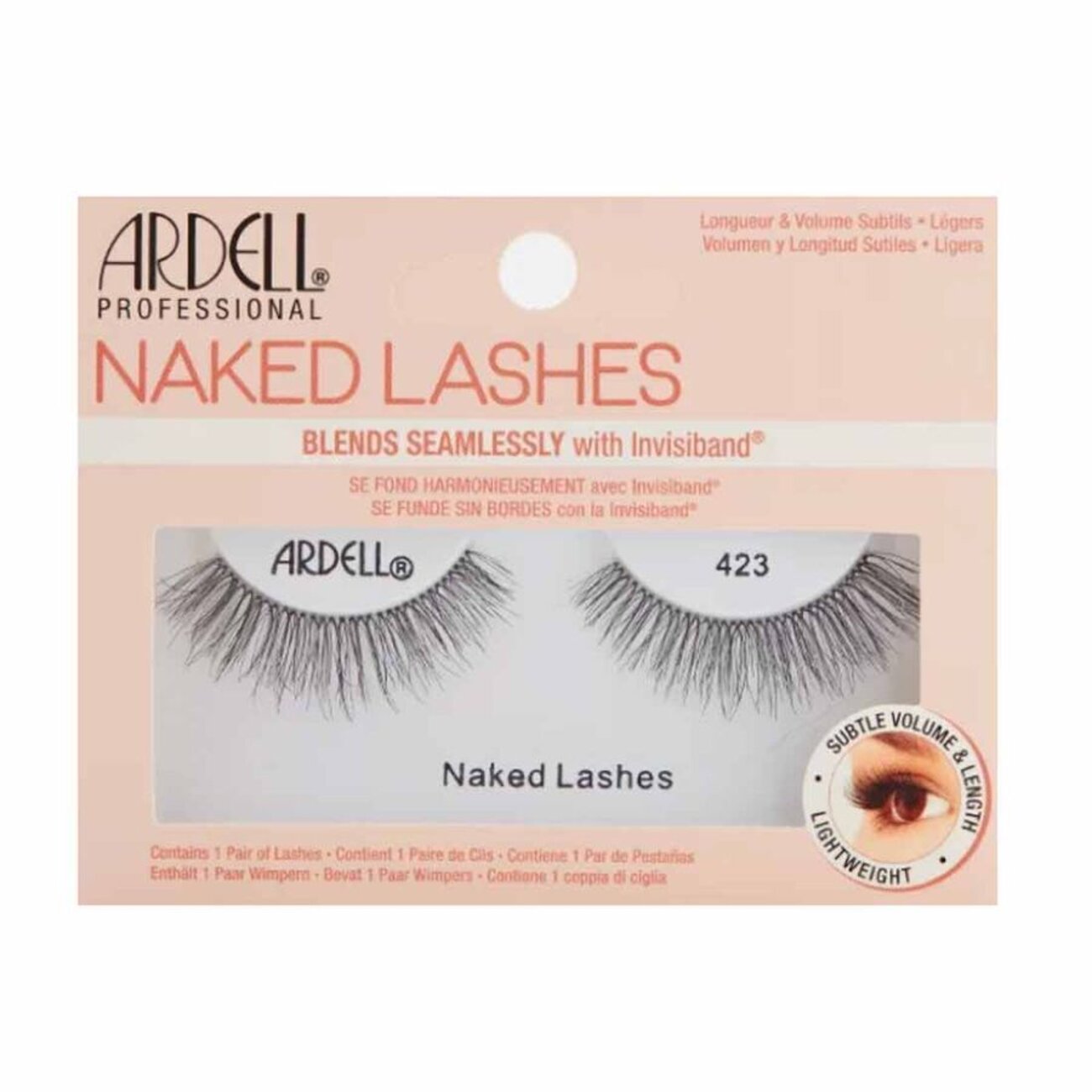 Ardell Накладные ресницы / Naked Lashes 423, черный 568500 18023 