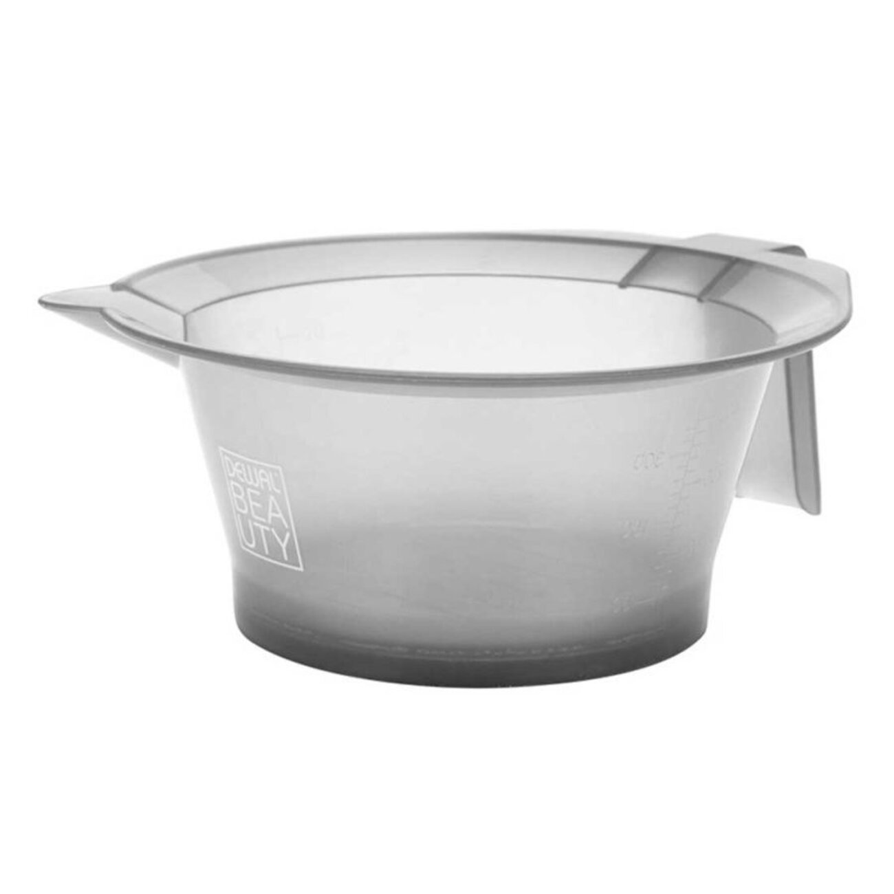 Dewal Beauty Чаша для краски прорезиненная DBHS47gray transparent, прозрачный серый, 260 мл 568505 18839 