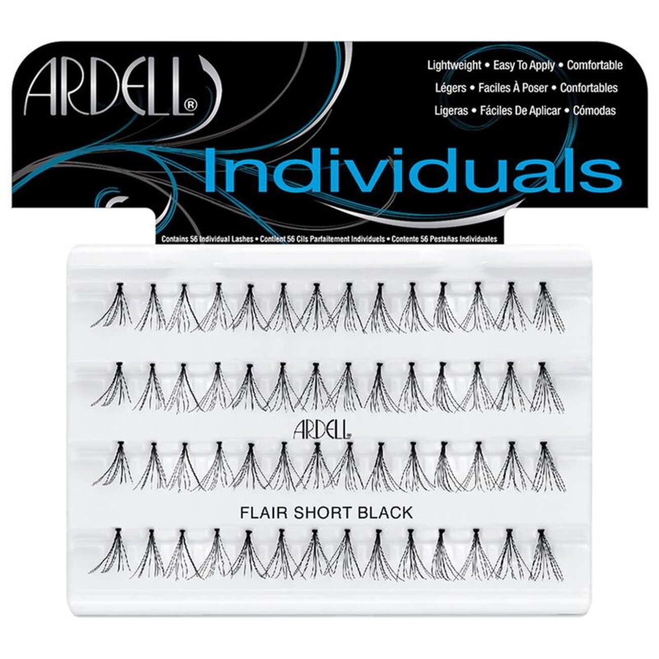 Ardell Узелковые пучки ресниц / DuraLash, короткие, черный 568523 7953 