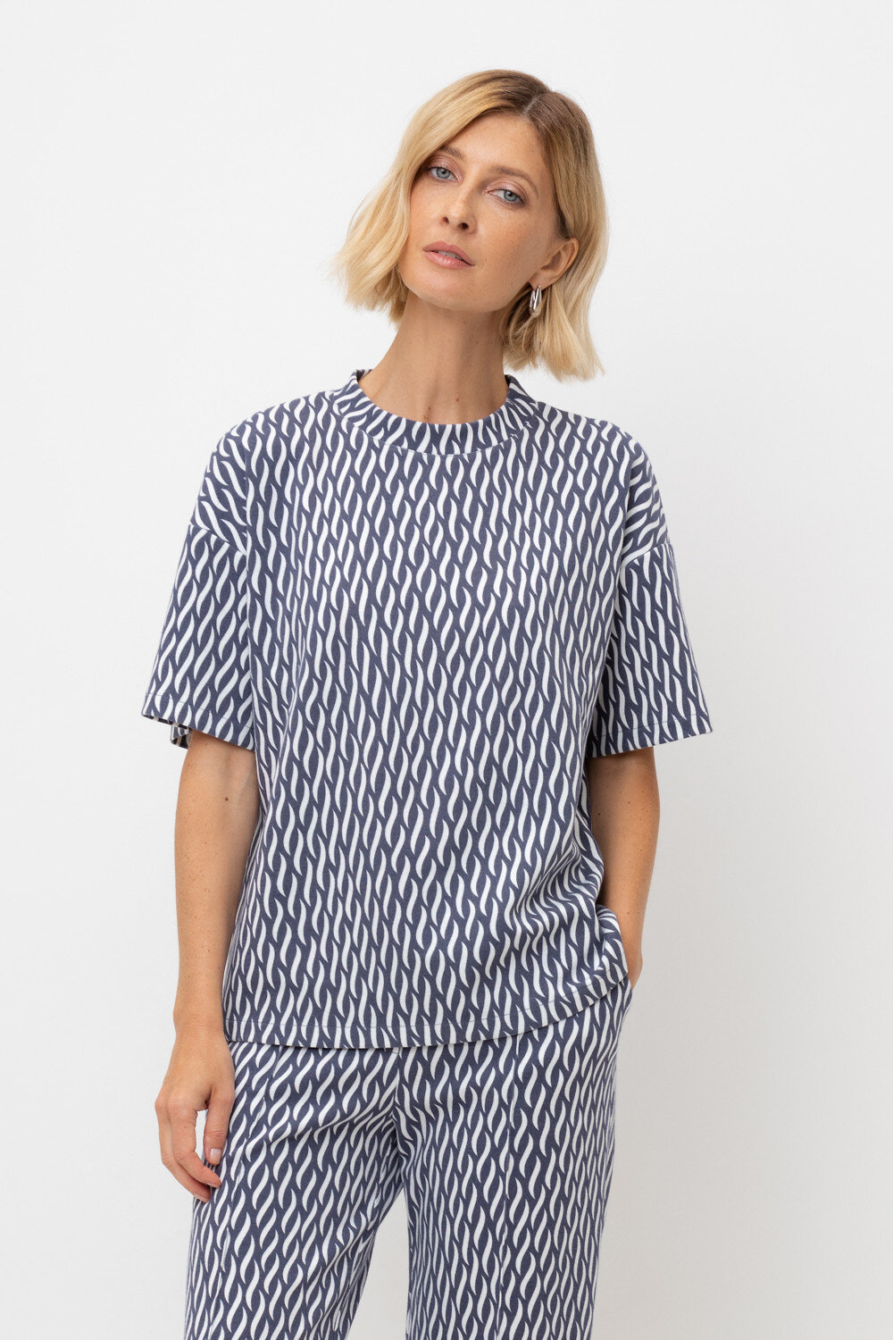 VERY NEAT Блуза 568799 ЕВТ 3317 синий