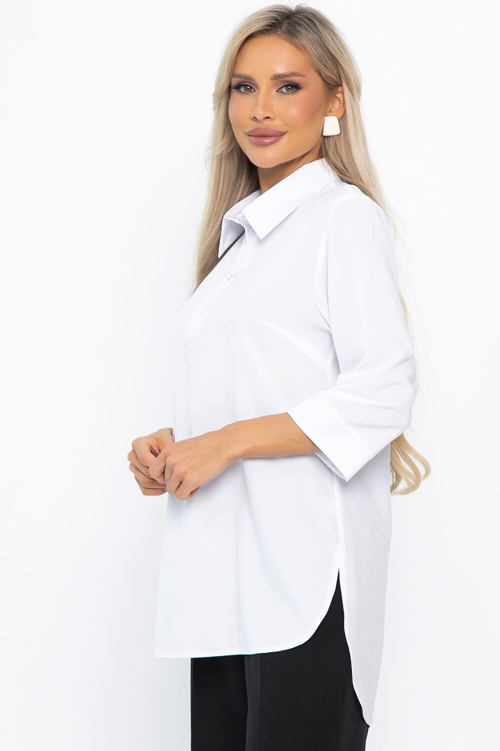 LT Collection Блуза 568805 Б14736-3М белый