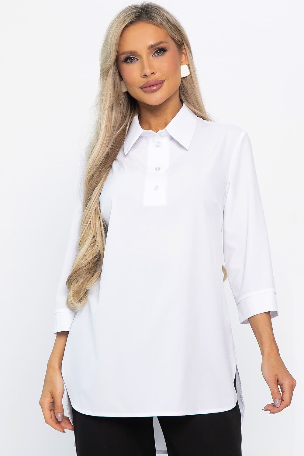 LT Collection Блуза 568805 Б14736-3М белый