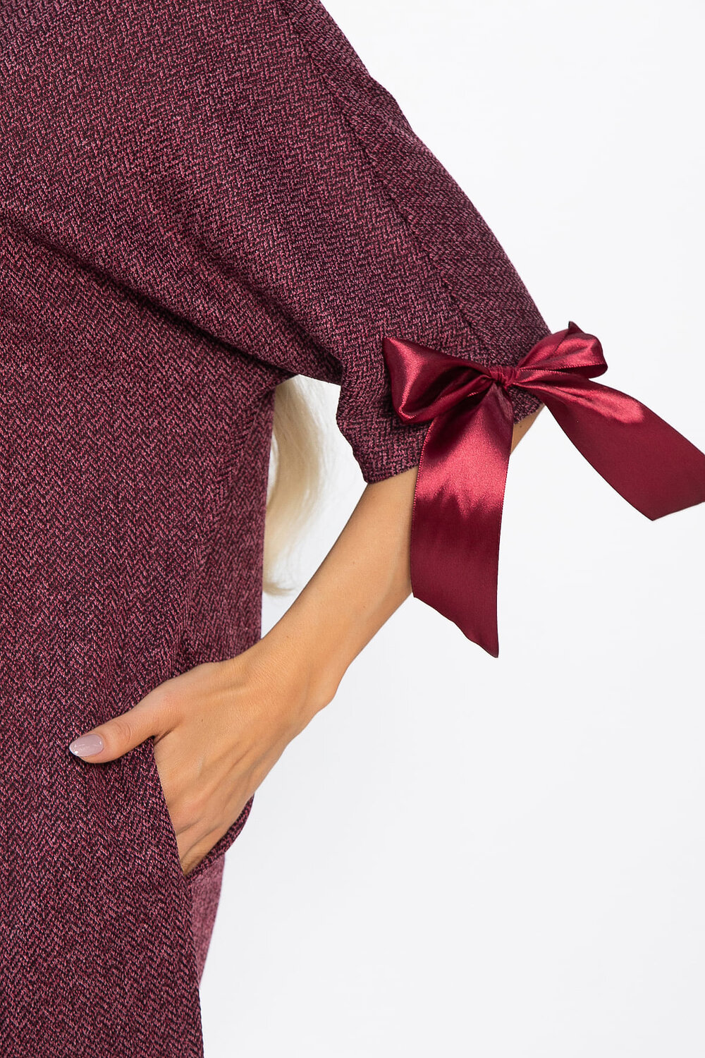 LT Collection Платье 568818 П14782-10М бордовый