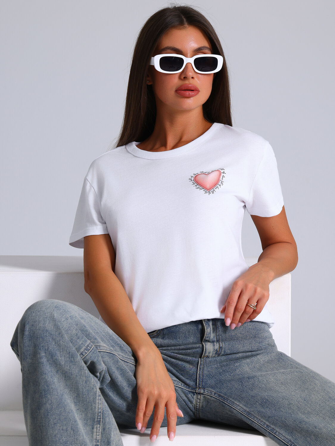 Апрель Футболка 568831 1ЖДФК2657001 белый