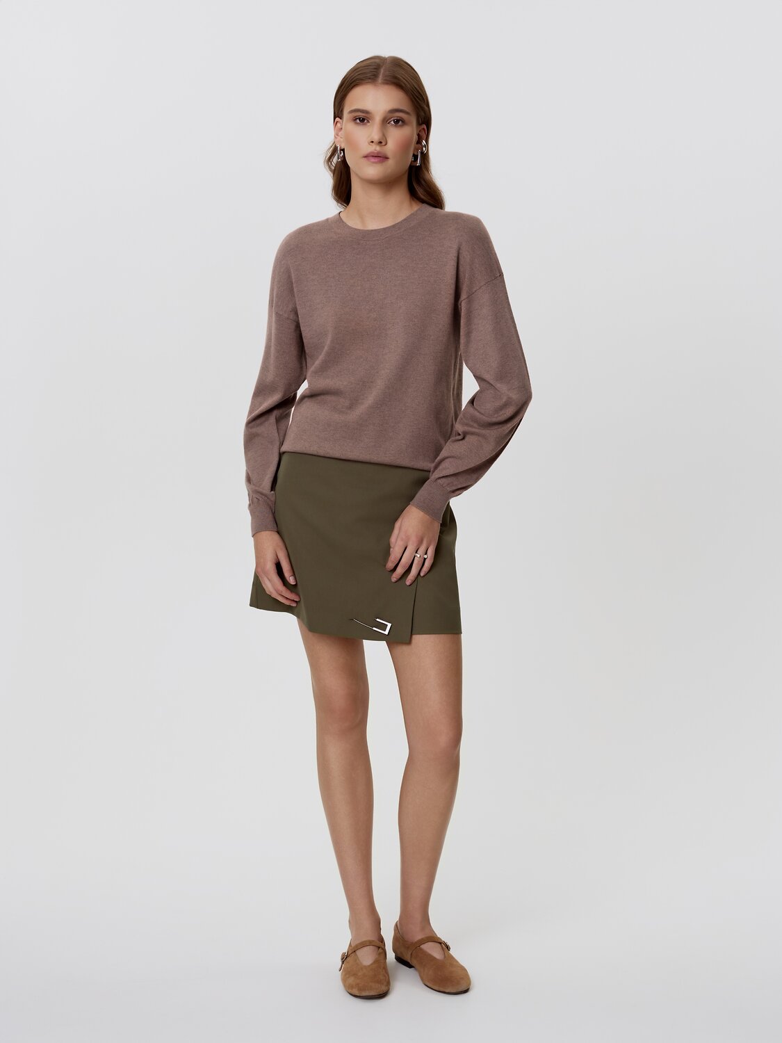 Conte elegant Джемпер 568865 LDK2467 24С-67СП gray melange