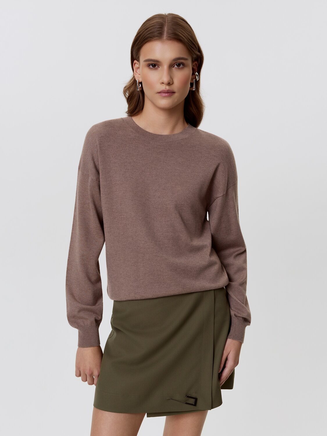 Conte elegant Джемпер 568865 LDK2467 24С-67СП gray melange