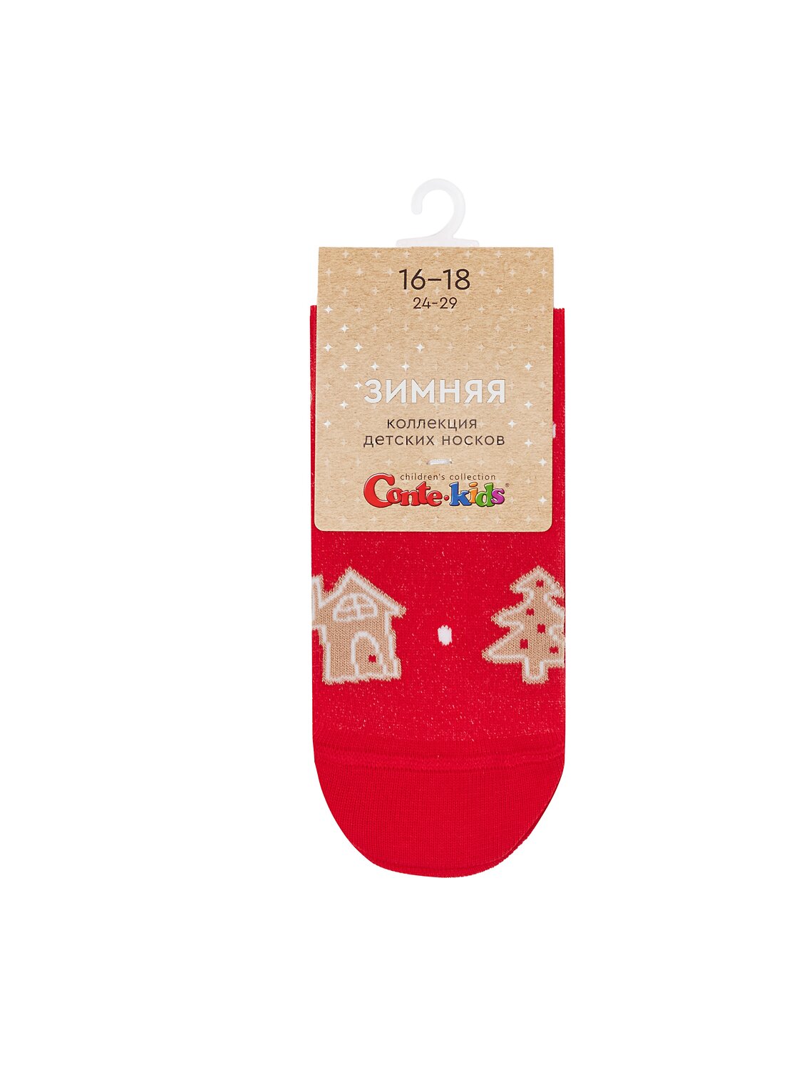 CONTE-KIDS Носки 568952 NEW YEAR 21С-67СП красный