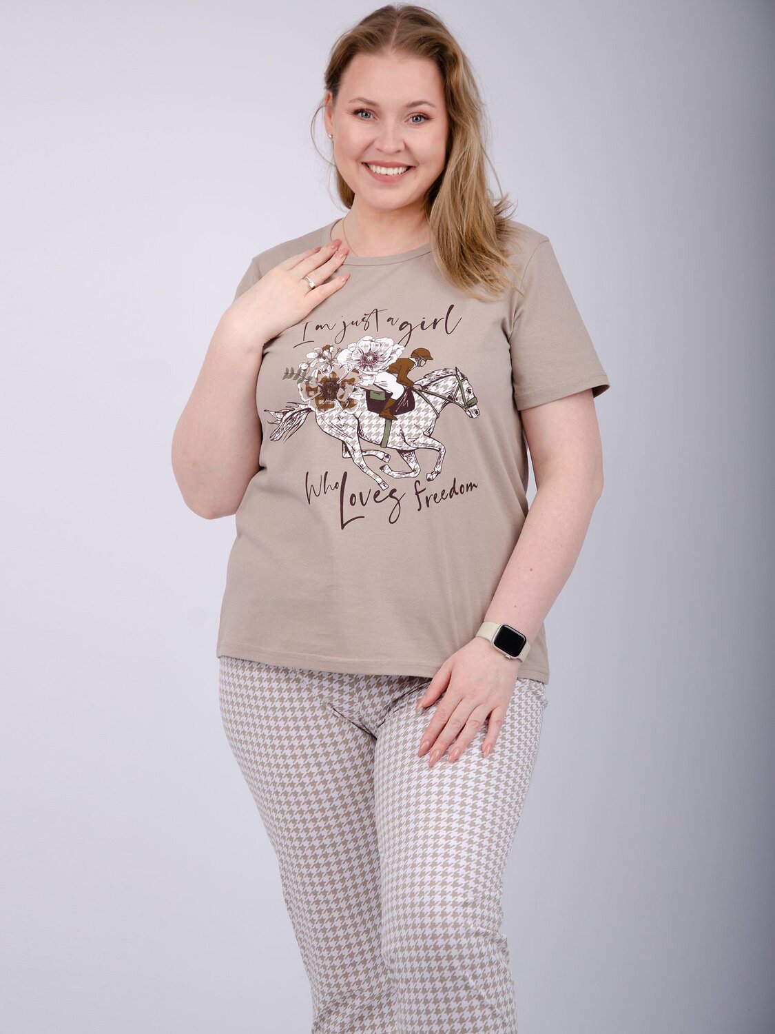 Malina Пижама 569005 3170б белый/бежевый