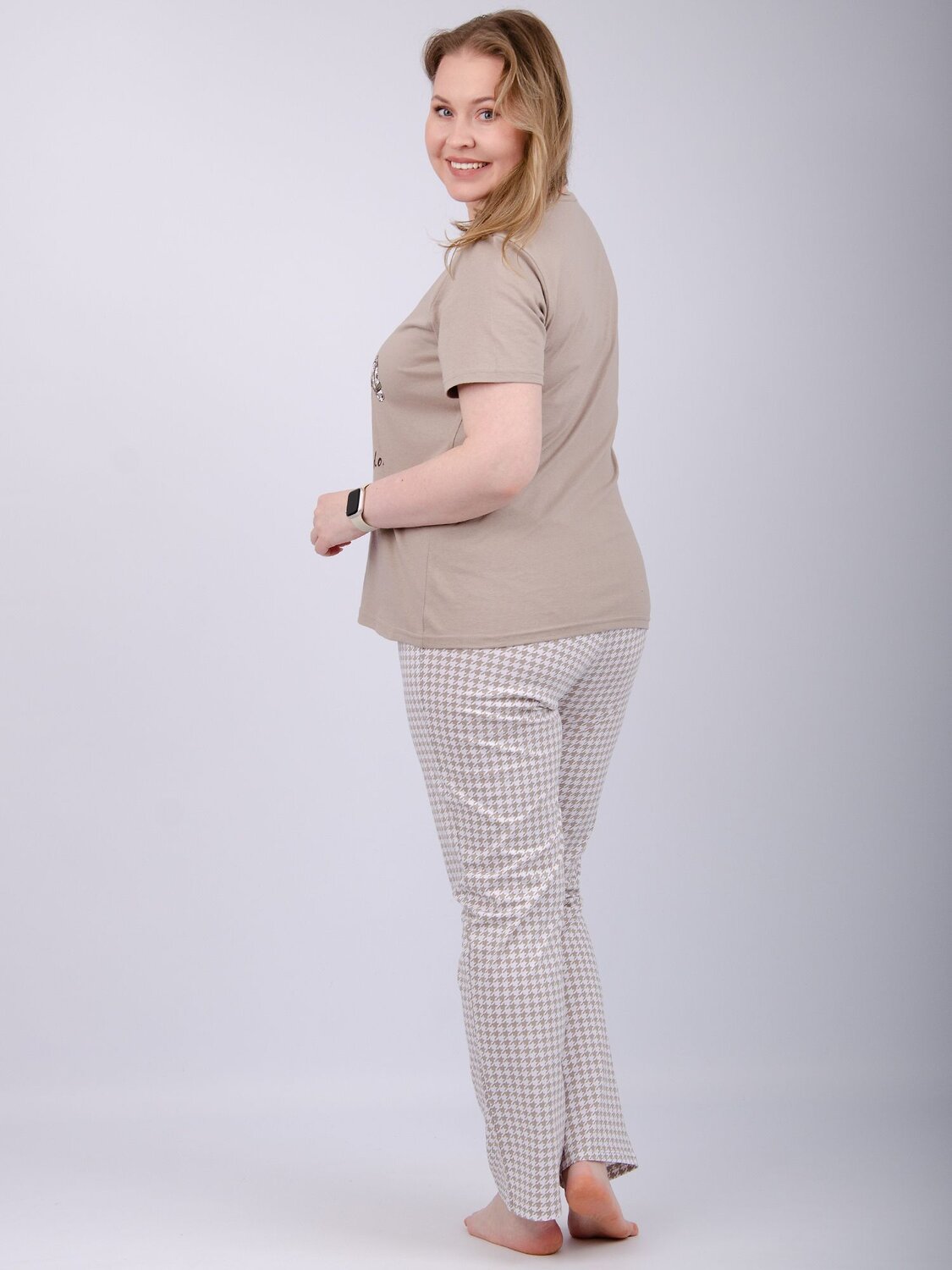 Malina Пижама 569005 3170б белый/бежевый