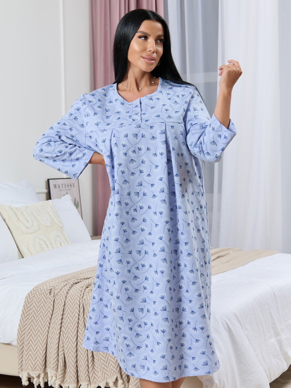 Текс-плюс Сорочка 569010 НФ-00245269 Сиреневый