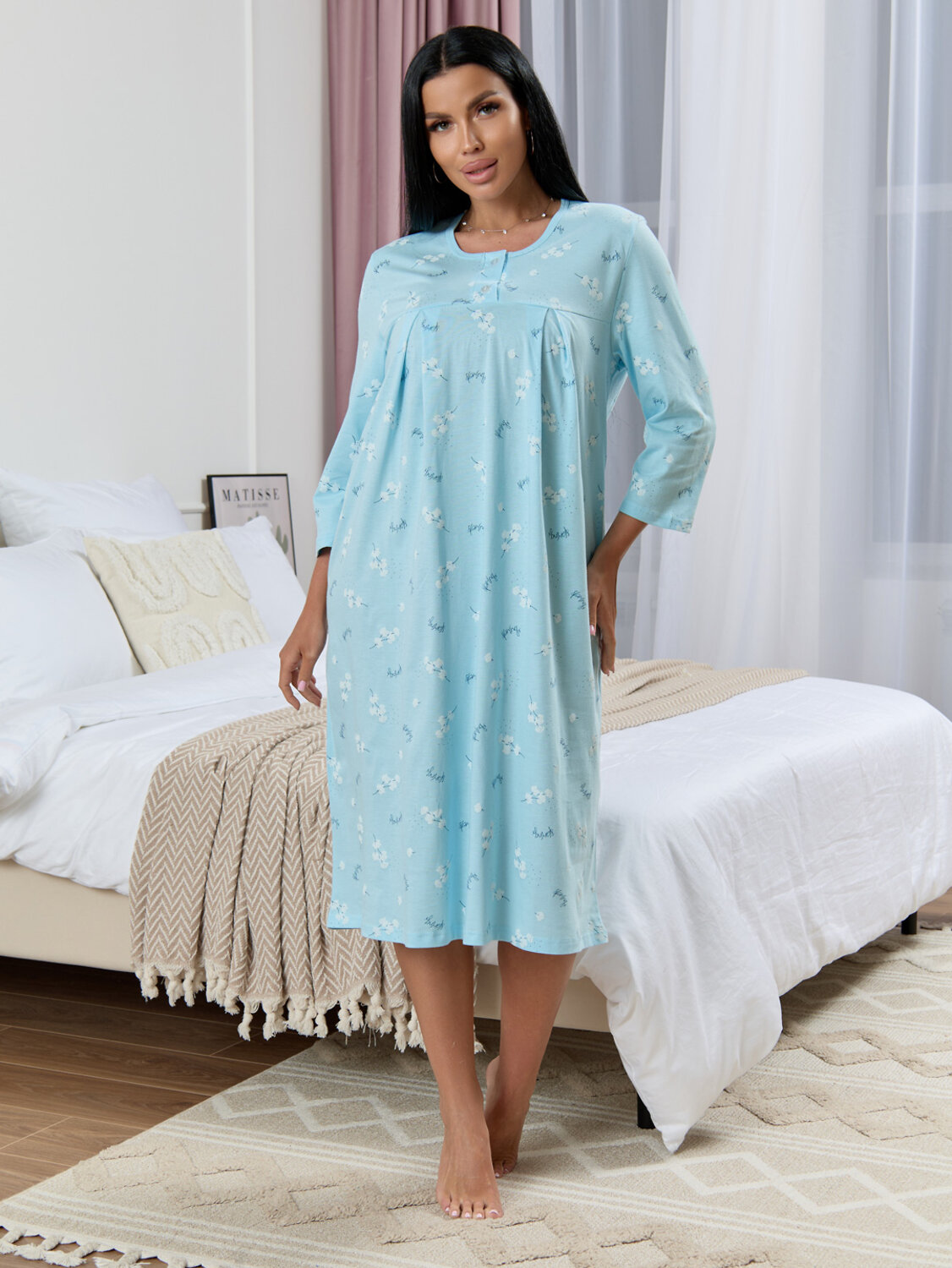 Текс-плюс Сорочка 569013 НФ-00245680 Голубой