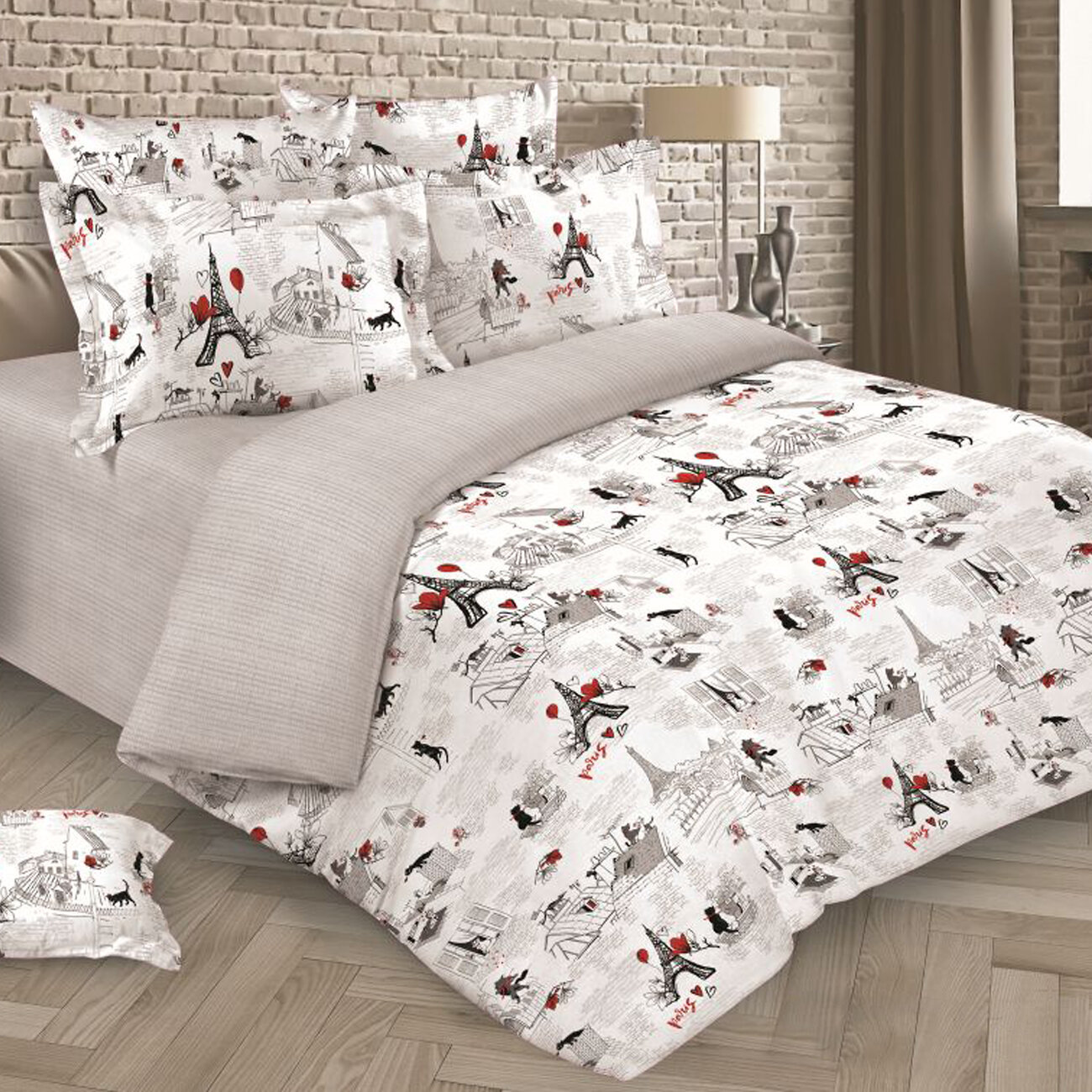 Текс-плюс КПБ Общий 569036 00000005809 Коты в париже