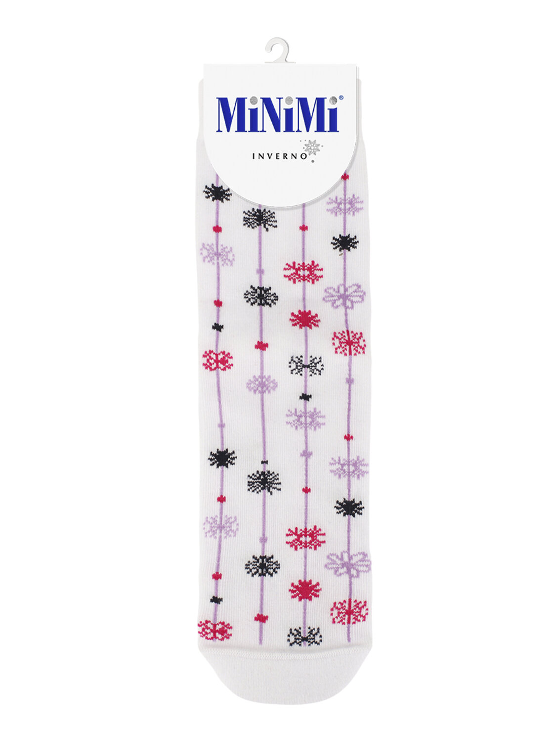 Minimi Носки 569092 MINI INVERNO 3300-3 (снежинки) Bianco (Белый)