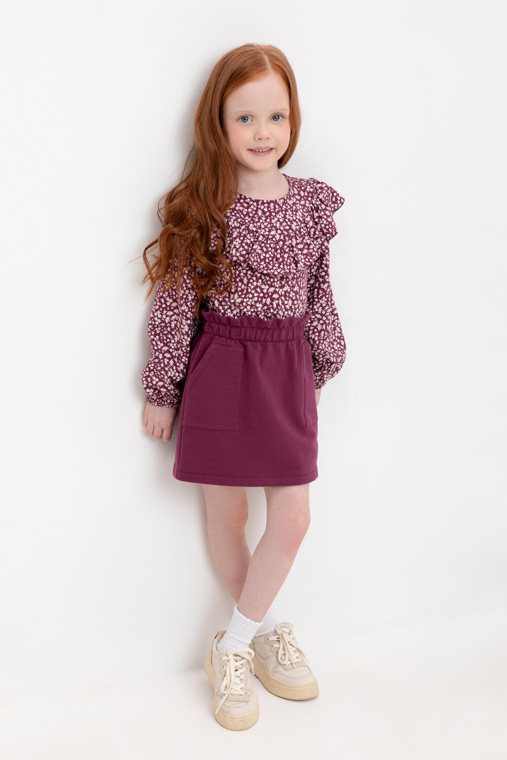 CROCKID Юбка 569095 КР 7141 бордовый