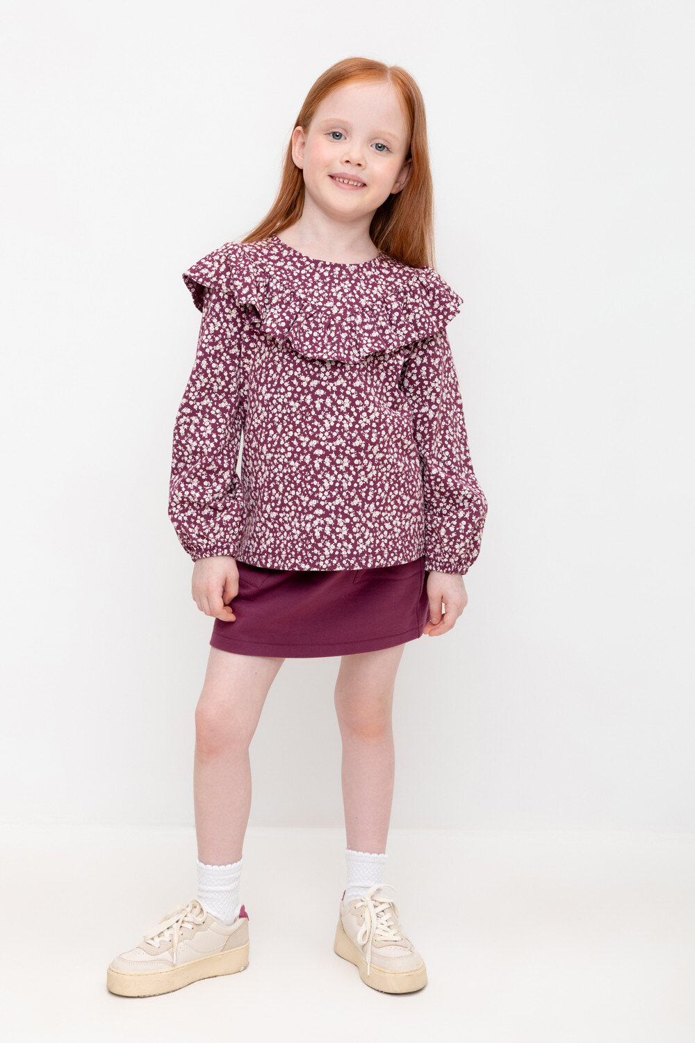 CROCKID Юбка 569095 КР 7141 бордовый