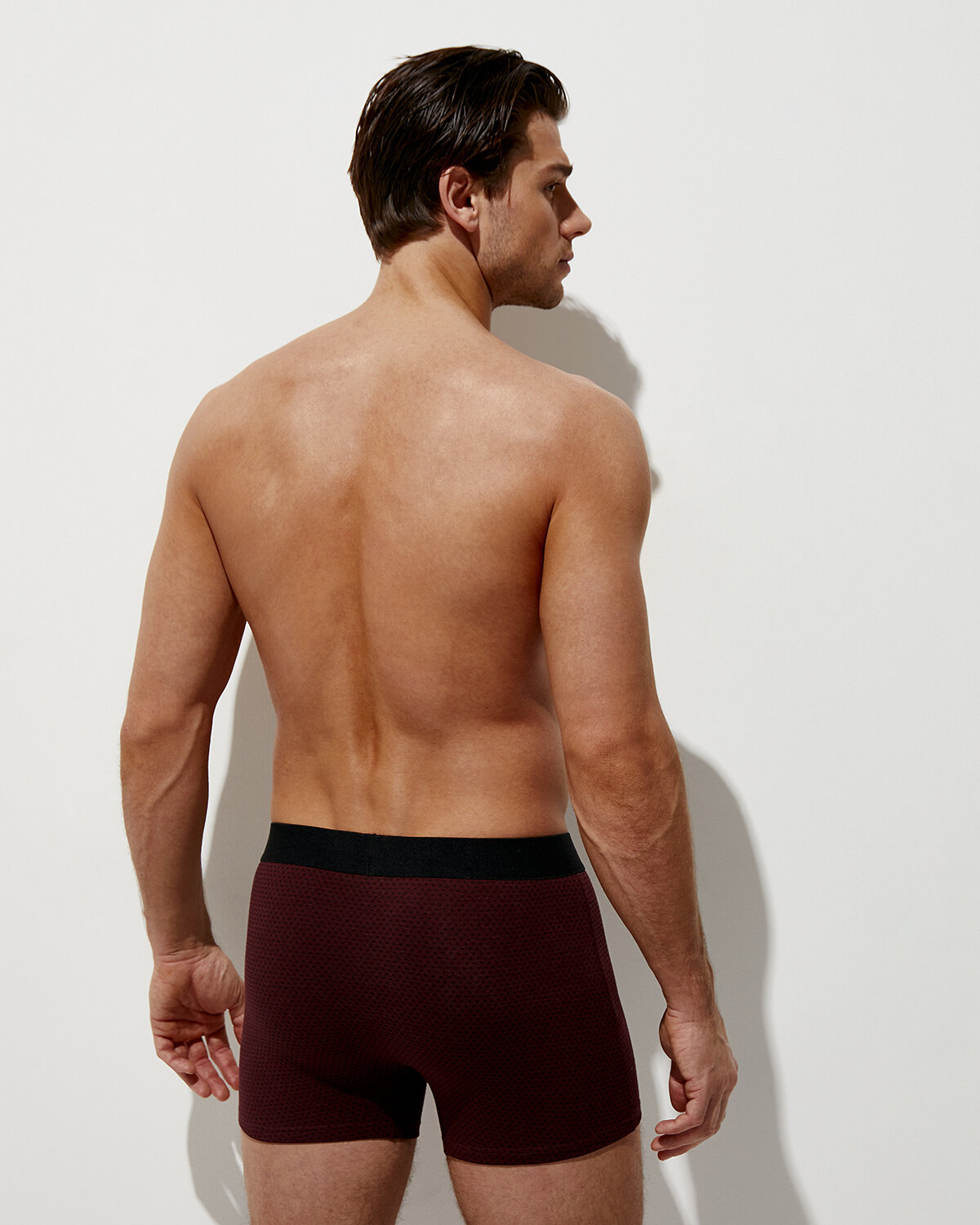 Omsa Трусы 569153 OmS_Elemento_1234 Боксеры с открытой резинкой, CO Bordo (Бордовый)